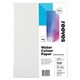 PAPER WATER COLOUR REEVES 0012790 A4 MED TEXTURE 300GSM WHITE PK5 FSC MIX