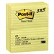 POST IT NOTES LINED 76X127MM 635 YELLOW PK12