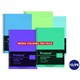 NOTEBOOK SPIRAL PROTEXT A5 PP 205X147MM 100PG NB2030MIX PK10