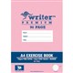 BOOK EXERCISE WRITER PREMIUM A4 96PG 8MM EB6558 RULED PINK PAPER
