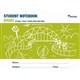 NOTEBOOK NSW PRIMARY STUDENT 175X240MM 12MM DOUBLE RULED  GUIDELINES KHAKI 32PG WB90800