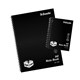 NOTEBOOK SPIRAL SPIRAX PP A4 P906A LECTURE 250PG BLACK