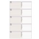 REFILL DAYPLANNER KT3002 POCKET 6RING TELEPHONEADDRESS
