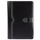 ORGANISER DAYPLANNER PRHSU3 PERSONAL PROFESSIONAL HARD COVER PU STRAP CLOSURE BLACK