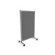 PINBOARD MOBILE VISIONCHART 1000X1800MM DOUBLE SIDED VELOUR KOALA
