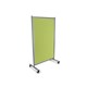PINBOARD MOBILE VISIONCHART 1000X1800MM DOUBLE SIDED VELOUR LIME