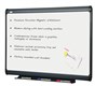 WHITEBOARD QUARTET PRESTIGE PORCELAIN 895X635MM GRAPHITE TRIM