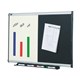 COMBINATION BOARD QUARTET PRESTIGE 900X600MM ALUMINIUM TRIM