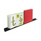 BOOK SHELF VISIONCHART 880MM MAGNETIC BLACK