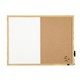 WHITEBOARDCORKBOARD COMBINATION QUARTET ECONOMY 900X600MM