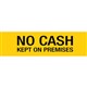 SIGN APLI 900416 SELF ADHESIVE NO CASH KEPT ON PREMISES YELLOWBLACK
