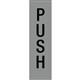 SIGN APLI 900418 SELF ADHESIVE PUSH SILVER
