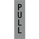 SIGN APLI 900419 SELF ADHESIVE PULL SILVER