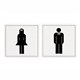 SIGN APLI 900423 SELF ADHESIVE MALEFEMALE BLACKWHITE PK2