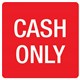 SIGN APLI 900432 SELF ADHESIVE CASH ONLY