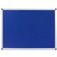 PINBOARD RAPIDLINE 1500X900MM ALUMINIUM FRAME BLUE