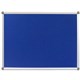 PINBOARD RAPIDLINE 1800X900MM ALUMINIUM FRAME BLUE