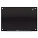 GLASS BOARD QUARTET  INFINITY 450X600MM BLACK MAGNETIC QTG2418B
