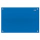 GLASS BOARD QUARTET  INFINITY 450X600MM BLUE MAGNETIC QTG2418E