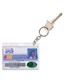 ID PRODUCT REXEL 9812912 RIGID CARDHOLDER WKEYRING PK2