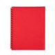 DISPLAY BOOK MARBIG A4 REFILLABLE RED