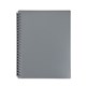 DISPLAY BOOK MARBIG A4 REFILLABLE GREY