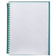 DISPLAY BOOK MARBIG A4 REFILLABLE CLEAR FRONT GREEN