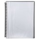 DISPLAY BOOK MARBIG A4 REFILLABLE CLEAR FRONT GREY