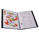 DISPLAY BOOK MARBIG A3 INSERT FRONT COVER 20POCKET BLACK