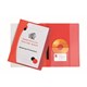FLAT FILE MARBIG A4 PREMIER WPCKT RED