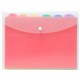 DOCUMENT WALLET MARBIG 2015095 WITH 6 FILES ASSORTED BRIGHT PK6