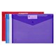 WALLET DOCULOPE MARBIG A4 WITH BUTTON ASSTD PK10