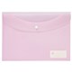 WALLET DOCULOPE MARBIG A4 WITH BUTTON PASTEL PINK