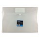 WALLET DOCUMENT PROTEXT NP9587 A4 WITH BUTTON CLEAR