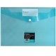 WALLET DOCUMENT PROTEXT NP9588 A4 WITH BUTTON BLUE