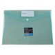 WALLET DOCUMENT PROTEXT NP9591 A4 WITH BUTTON GREEN