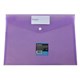 WALLET DOCUMENT PROTEXT NP9589 A4 WITH BUTTON PURPLE