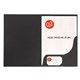 PRESENTATION FOLDER MARBIG LEATHERGRAIN BLACK A4 PK10