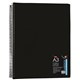 DISPLAY BOOK JASART 0041170 LAYFLAT 20 POCKET A3 NON REFILLABLE BLACK EACH