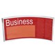 MENUSIGN HOLDER ESSELTE 31725 CURVED DL CLEAR