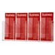 BROCHURE HOLDER ESSELTE DL SINGLE TIER 4 COMPARTMENT WALL MOUNT