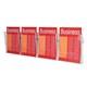 BROCHURE HOLDER ESSELTE WALL PANEL 48285 A4 X 4 PREASSEMBLED