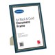 DOCUMENT FRAME CARVEN A4 BLACKGOLD DESKWALL