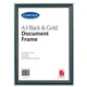 DOCUMENT FRAME CARVEN A3 BLACKGOLD WALL