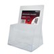 BROCHURE HOLDER DEFLECTO 39232 EXTRA CAPACITY A5 CLEAR