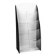 BROCHURE HOLDER JPM 87204 PREMIUM 4 TIER 8 POCKET DL BLACKCLEAR