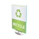 SIGN HOLDER DEFLECTO 41144 DOUBLE SIDED ROTATING A5 PORTRAIT CLEAR