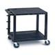UTILITY TROLLEY TUFFY 2 SHELVES BLACK QTWT26