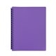 DISPLAY BOOK MARBIG A4 REFILLABLE PURPLE