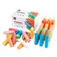 CHALK EC NONTOXIC STUMPIES COLOURED BX40